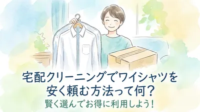 宅配クリーニングでワイシャツを安く頼む方法って何？賢く選んでお得に利用しよう！